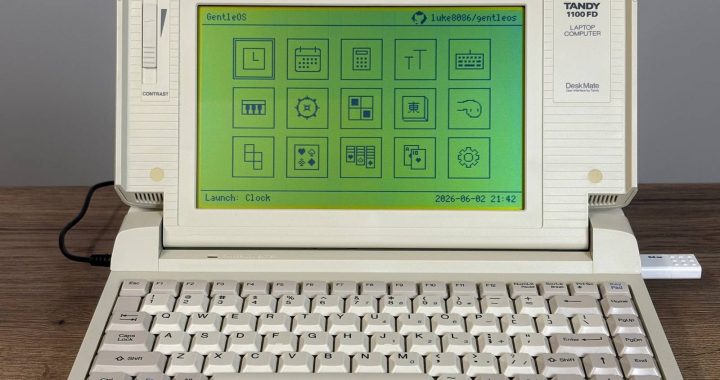 GentleOS/16 is a vintage hobby OS that runs off a 48-year-old CPU and 192KB of RAM