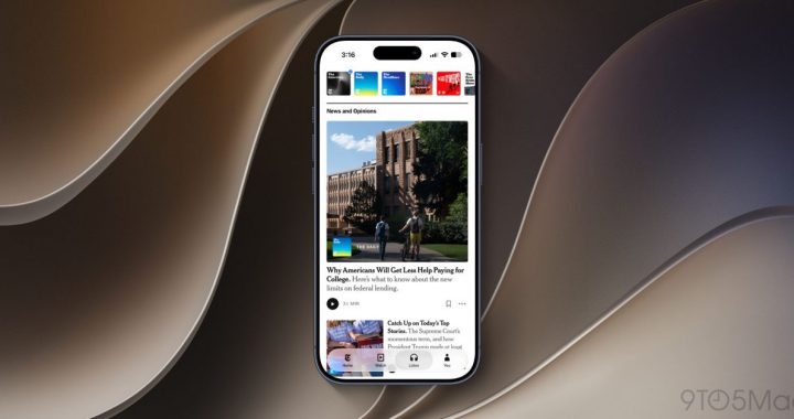 The New York Times app adopts Liquid Glass on iPhone